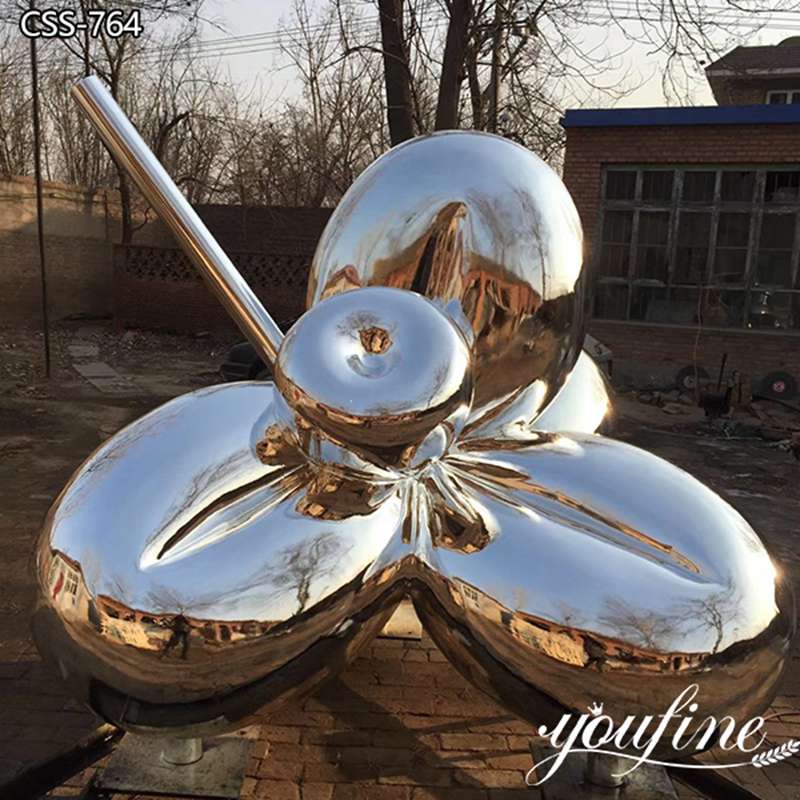 Spray Metal Balloon Flower Sculpture Factory Supply CSS-764
