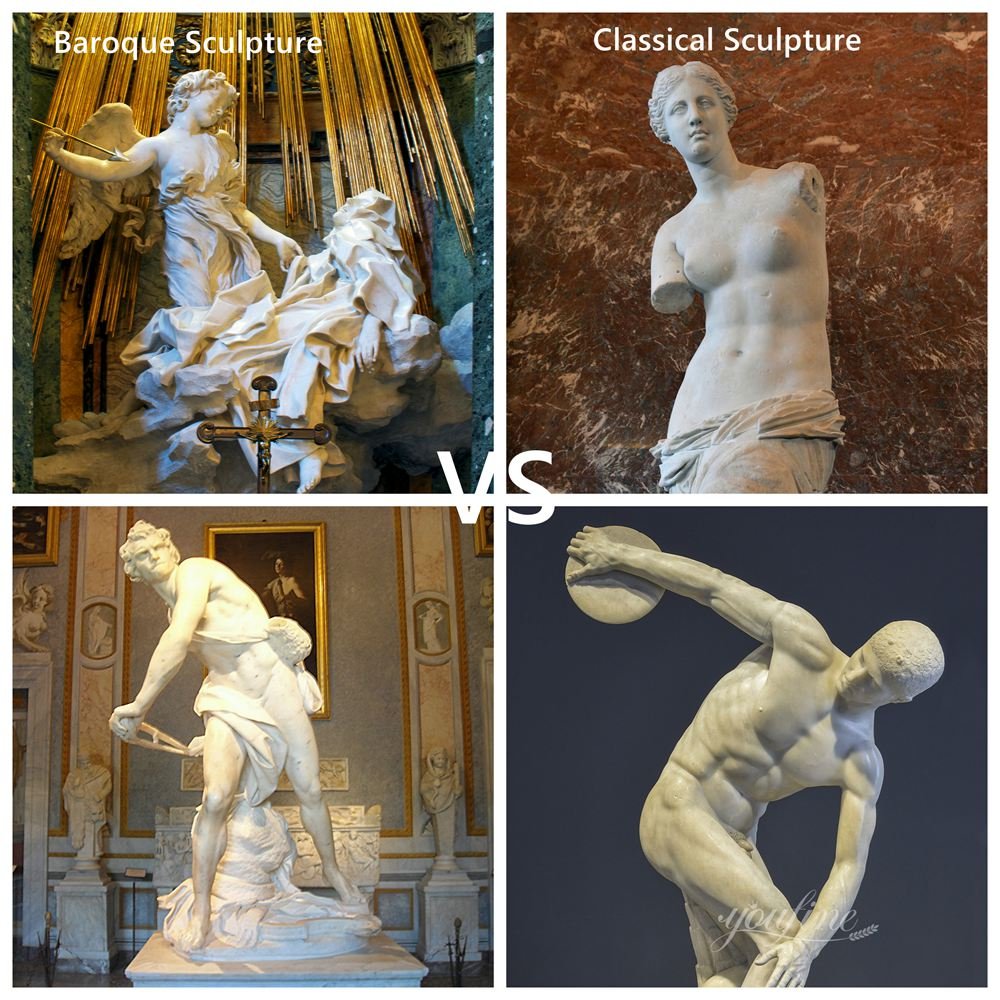 Ecstasy of Saint Teresa Sculpture vs Augustus of Prima Porta Sculpture