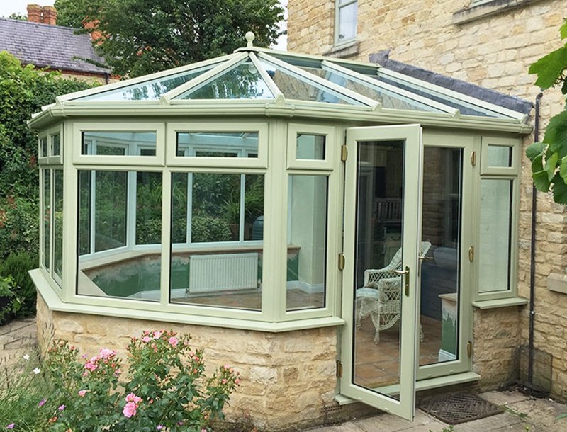 Beautiful Backyard Decor Light Green Victorian Conservatory