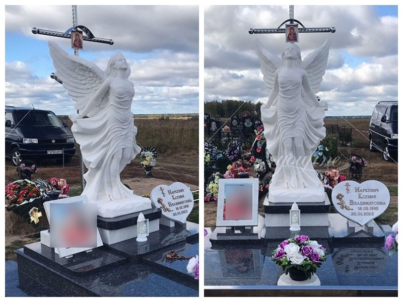 Belarus marble flying angel statue feedback