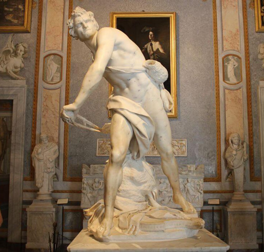 Bernini’s Marble David Statue