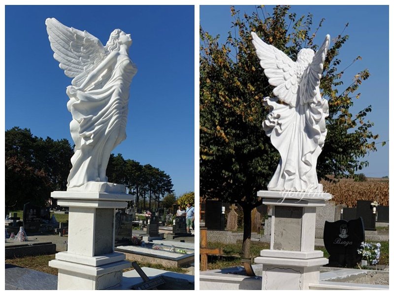 British marble flying angel sculpture feedback