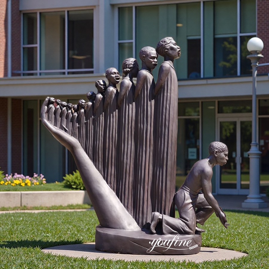 Bronze Augusta Savage the Harp Sculpture Replica