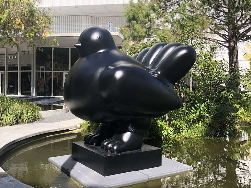 Bronze Fat Bird Fernando Botero Sculpture For Sale 