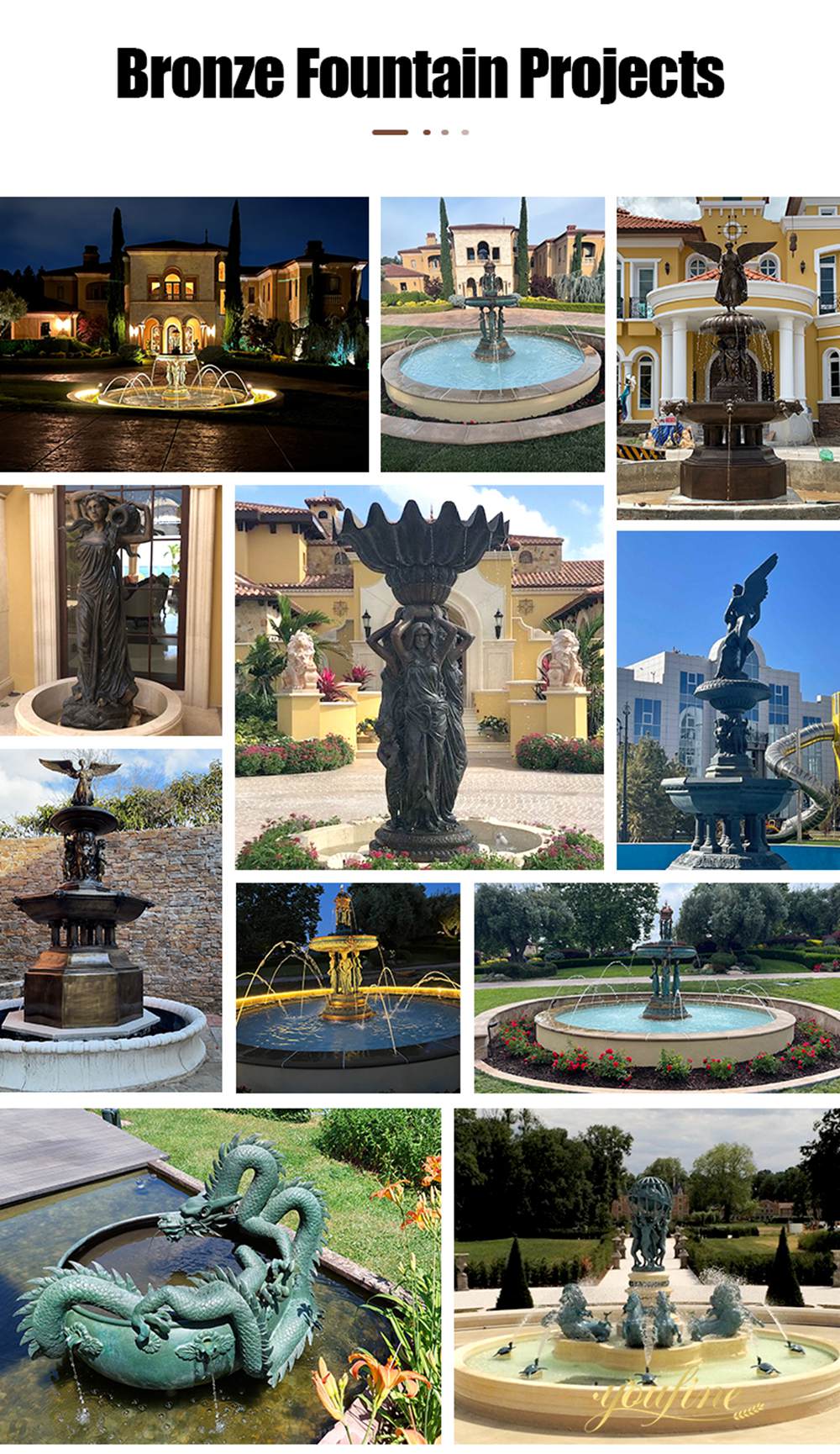 Bronze Fountain Project Showcase from YouFine Factory