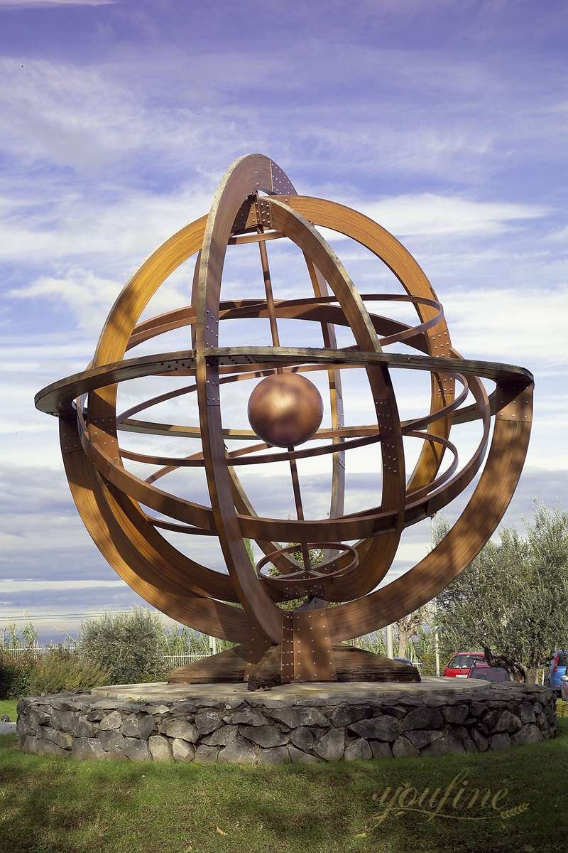 Bronze Garden Armillary Spheres For Sale