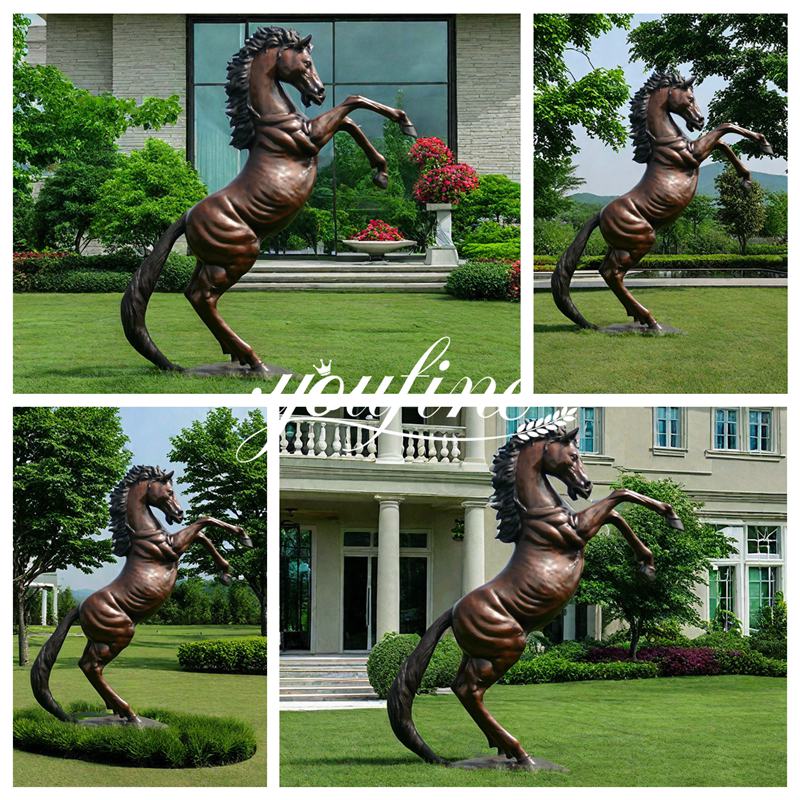 Bronze Jumping Horse Sculpture Application