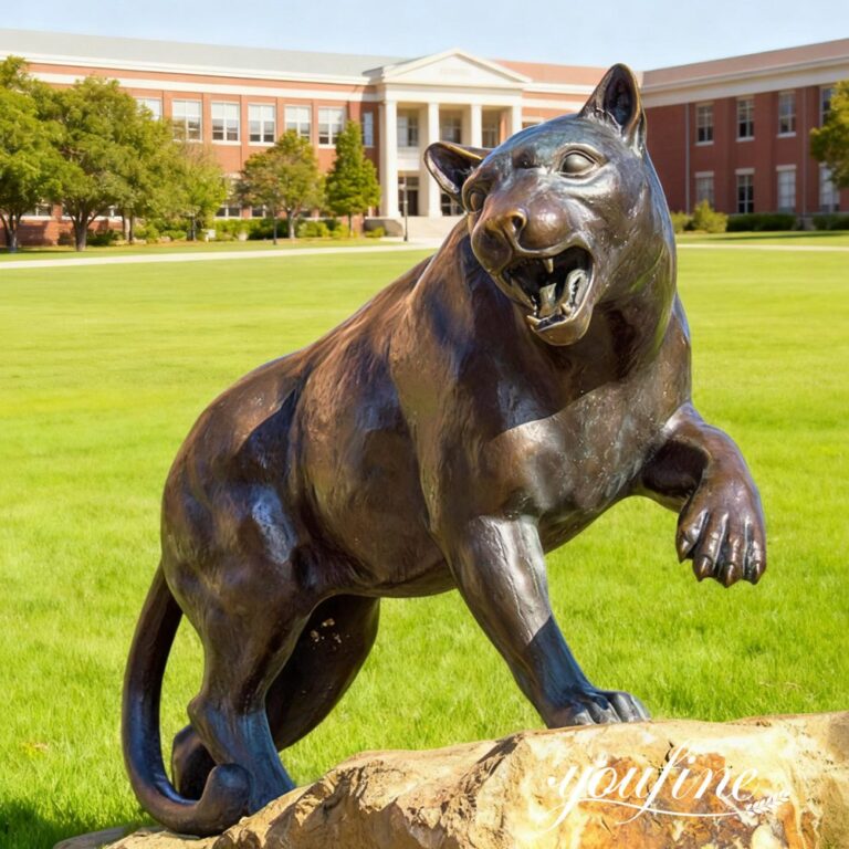 Life Size Bronze Pitt Panther Statue University Mascot