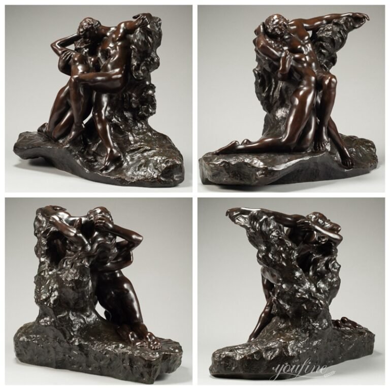 Bronze Rodin Eternal Spring Reproduction Sculpture