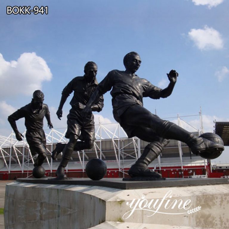 Bronze Sports Football Sculpture for Stadium BOKK-941