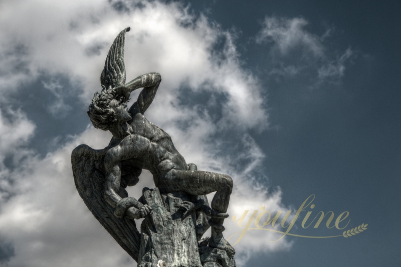 Bronze The Fallen Angel Statue For Outdoor