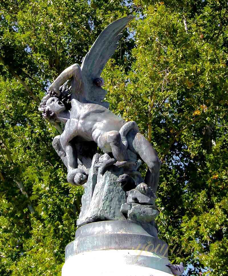 Bronze The Fallen Angel Statue For Outdoor