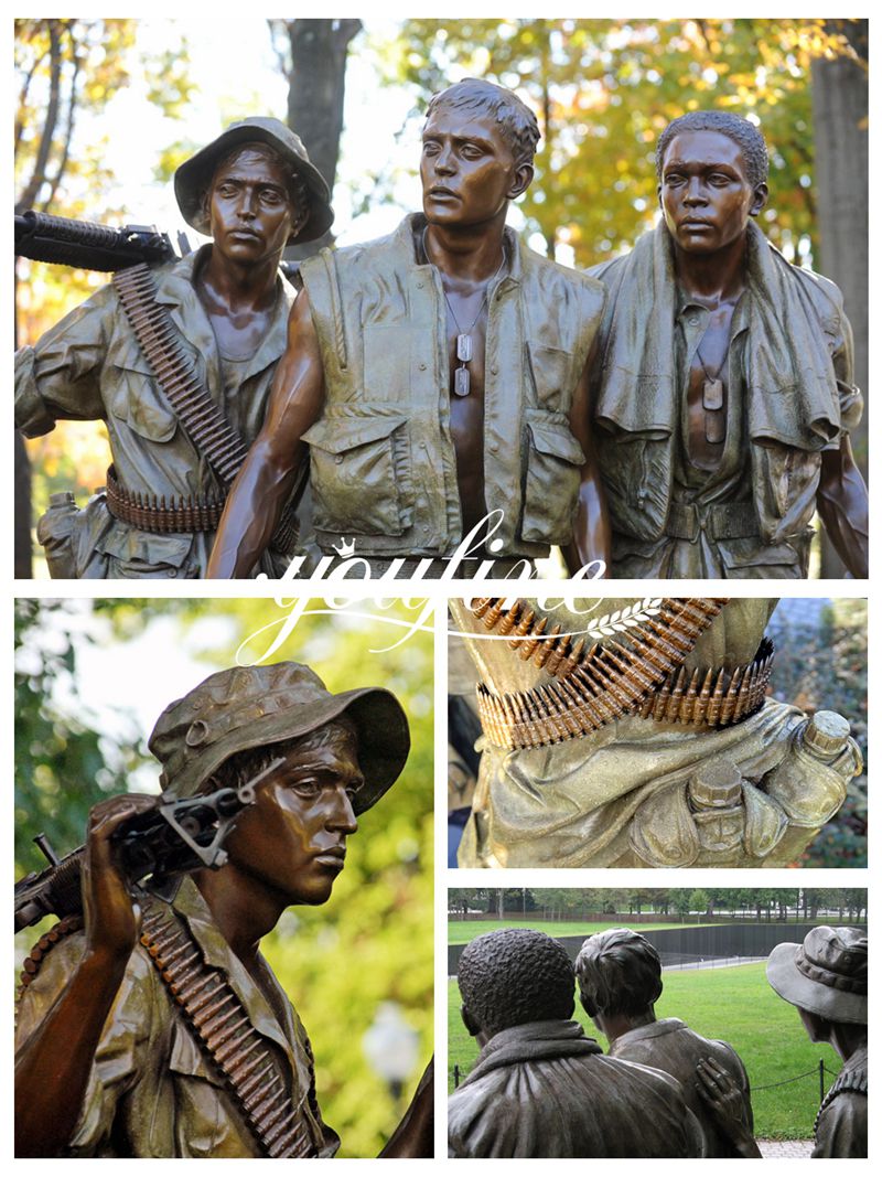 Bronze Vietnam Memorial Statue Details