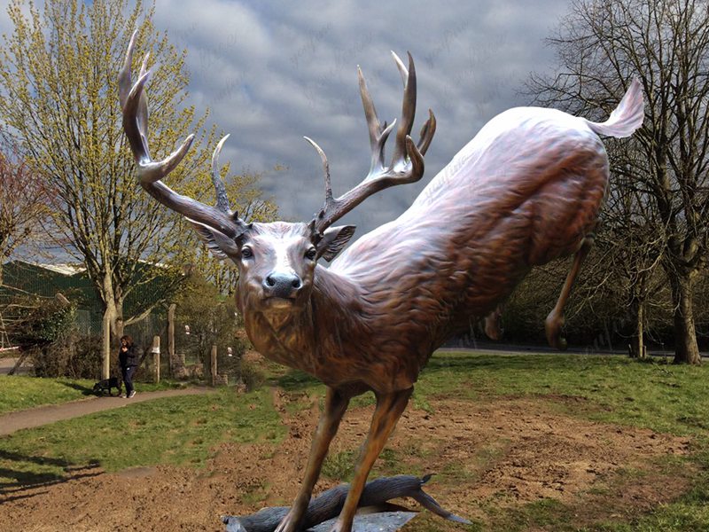 Bronze Whitetail Deer Sculpture for Sale