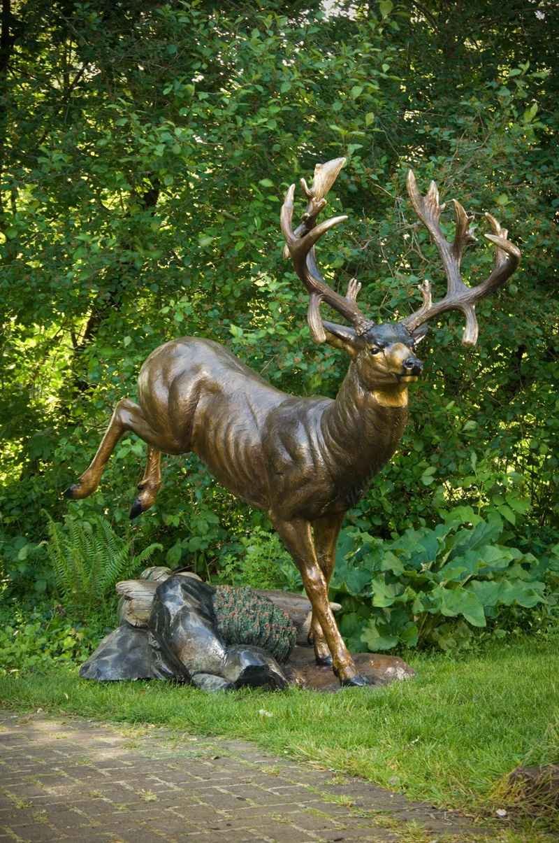 Bronze Whitetail Deer Sculpture for Sale