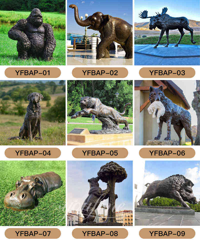 Bronze animal statue - YouFine Sculpture (2)
