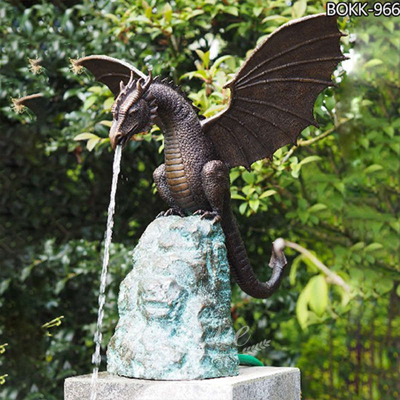 Bronze dragon fountain - YouFine Sculpture