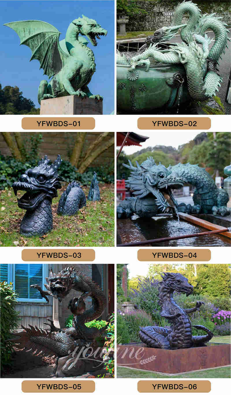 Bronze dragon sculpture - YouFine Sculpture (1)