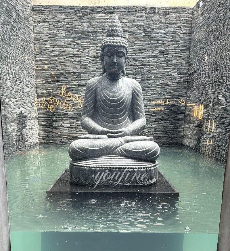 Canadian black marble Buddha statue feedback