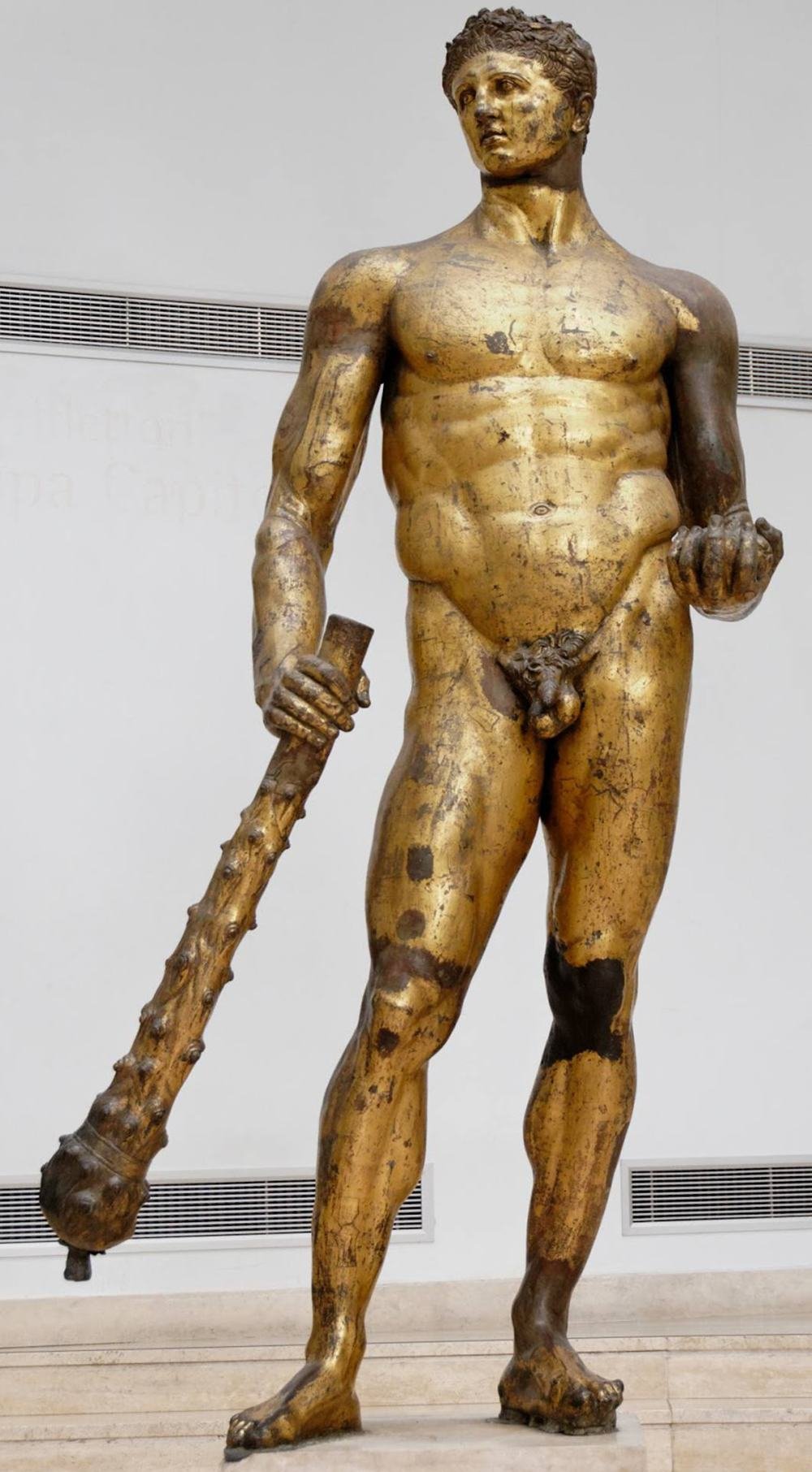 Capitoline Hercules Gilded Bronze Statue