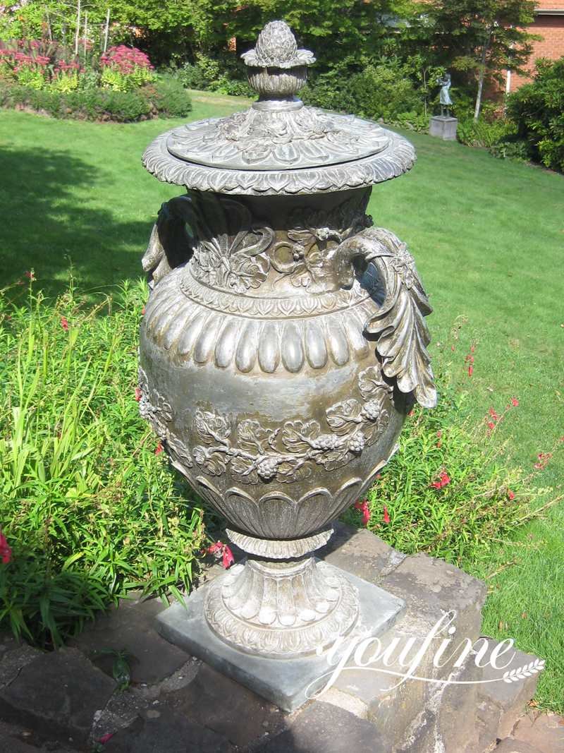 Cast Iron Planter Urns Application