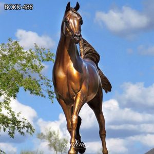  » Cast Life Size Bronze Arabian Horse Statue For Sale