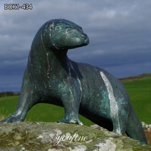  » Charm Outdoor Bronze Otter Sculpture for Sale