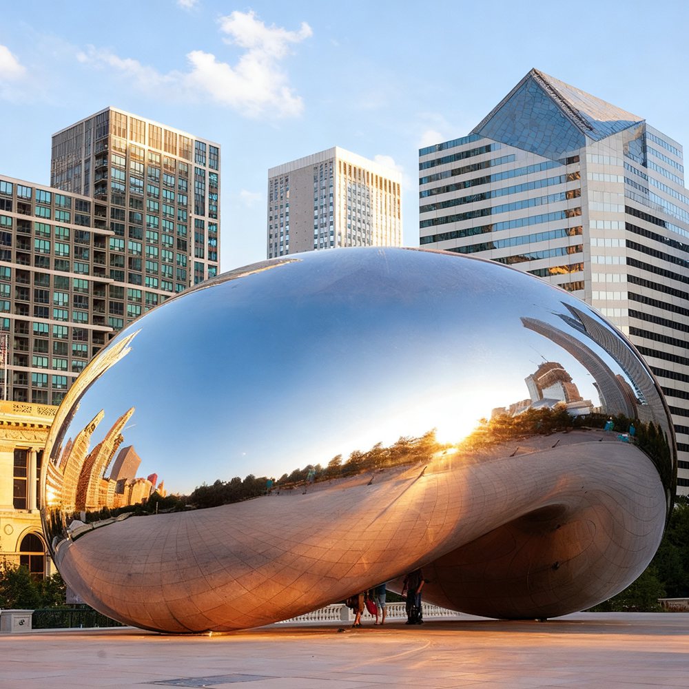 Chicago Cloud Gate Sculpture