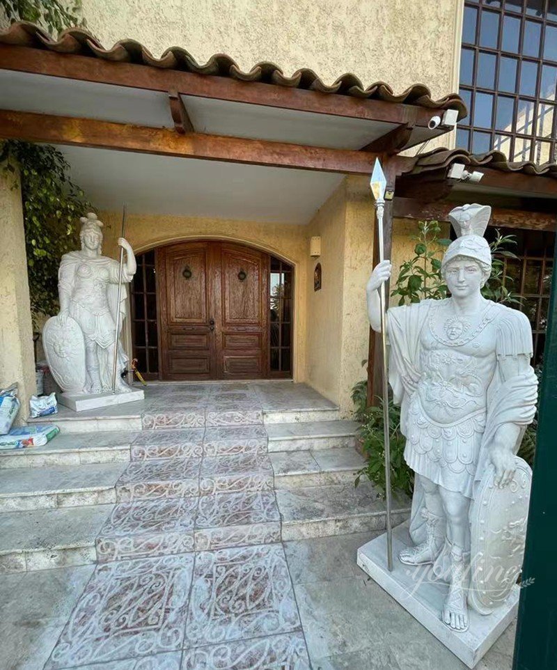Chilean Marble Warrior Sculptures Feedback