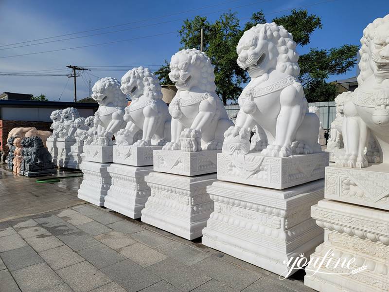 Chinese Guardian Lion Statue - YouFine Sculpture