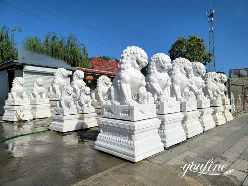 Chinese Guardian Lion Statue - YouFine Sculpture