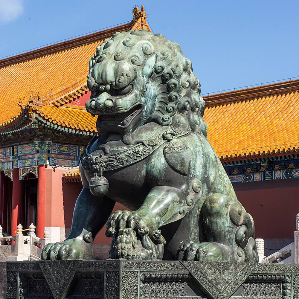 Chinese Guardian Lions of the Forbidden City (Beijing, China)