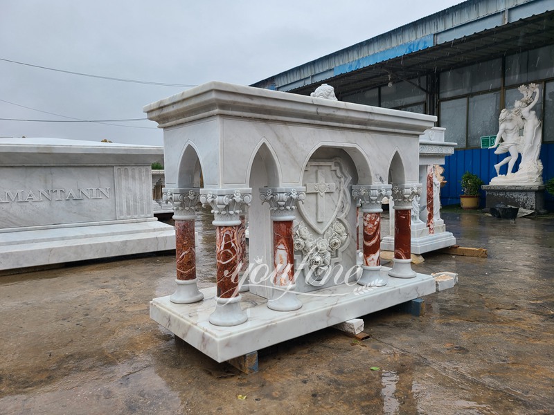 Church Altar with Floral Decoration