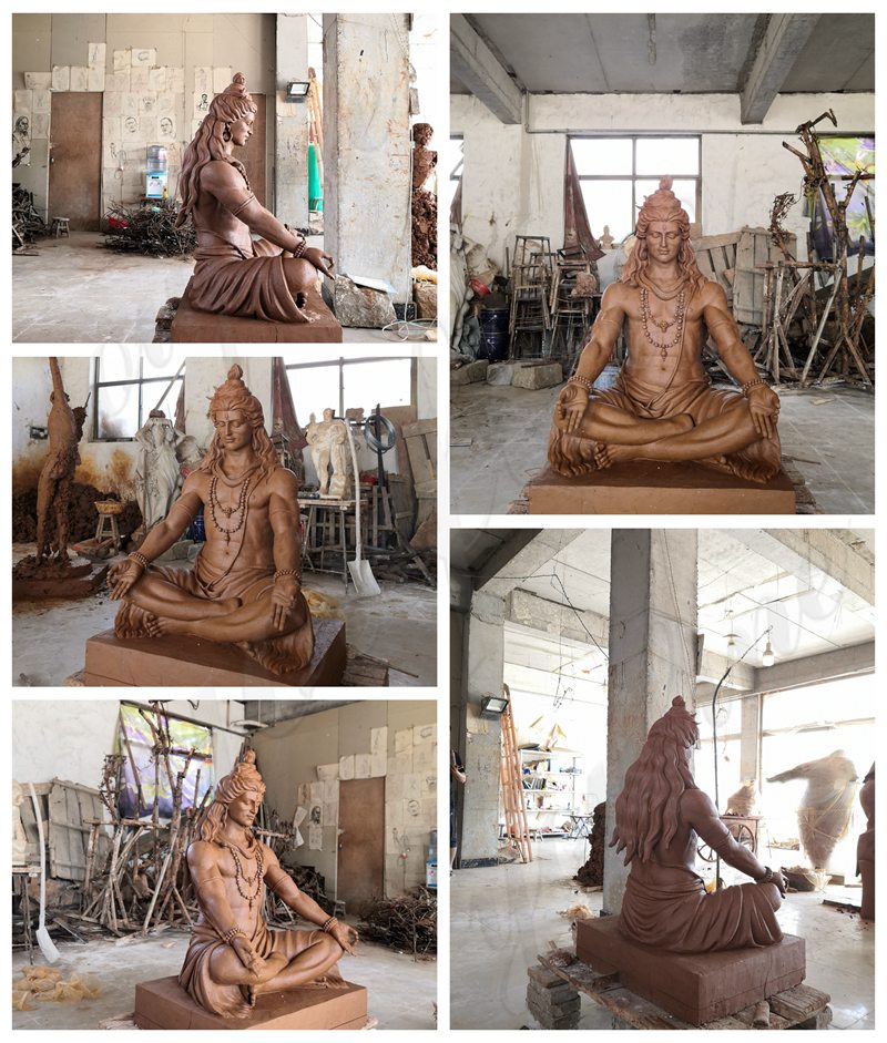 Clay Models of Lord Shiva Marble Statue