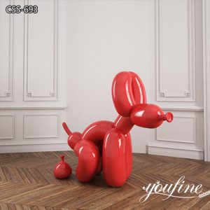 Colorful Metal Balloon Dog Sculpture for Sale CSS-693