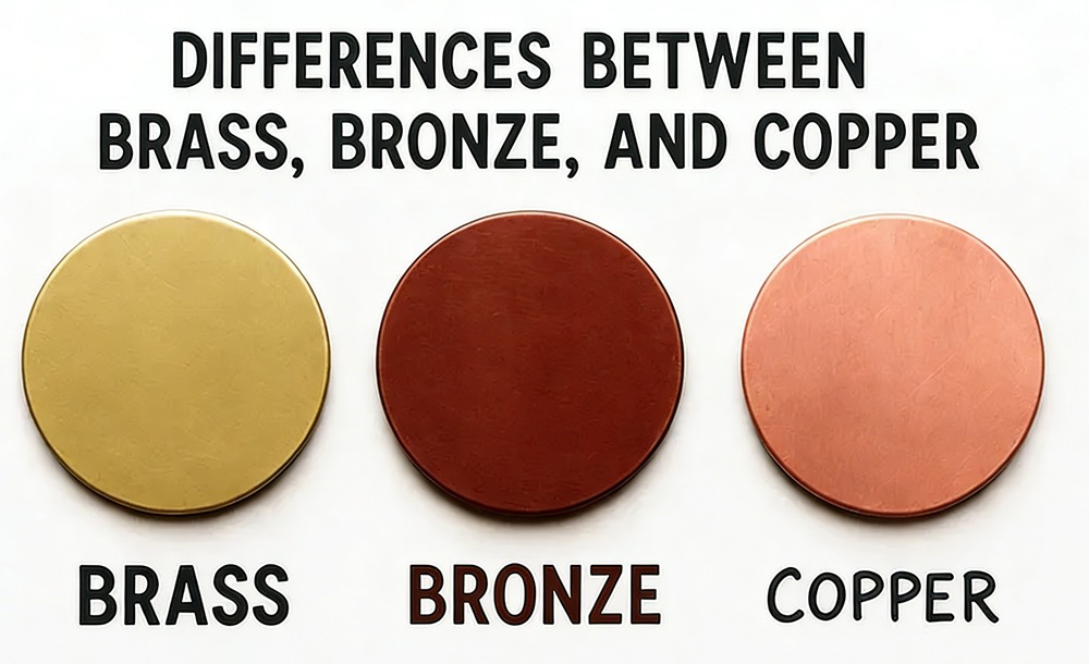Copper vs Bronze vs Brass