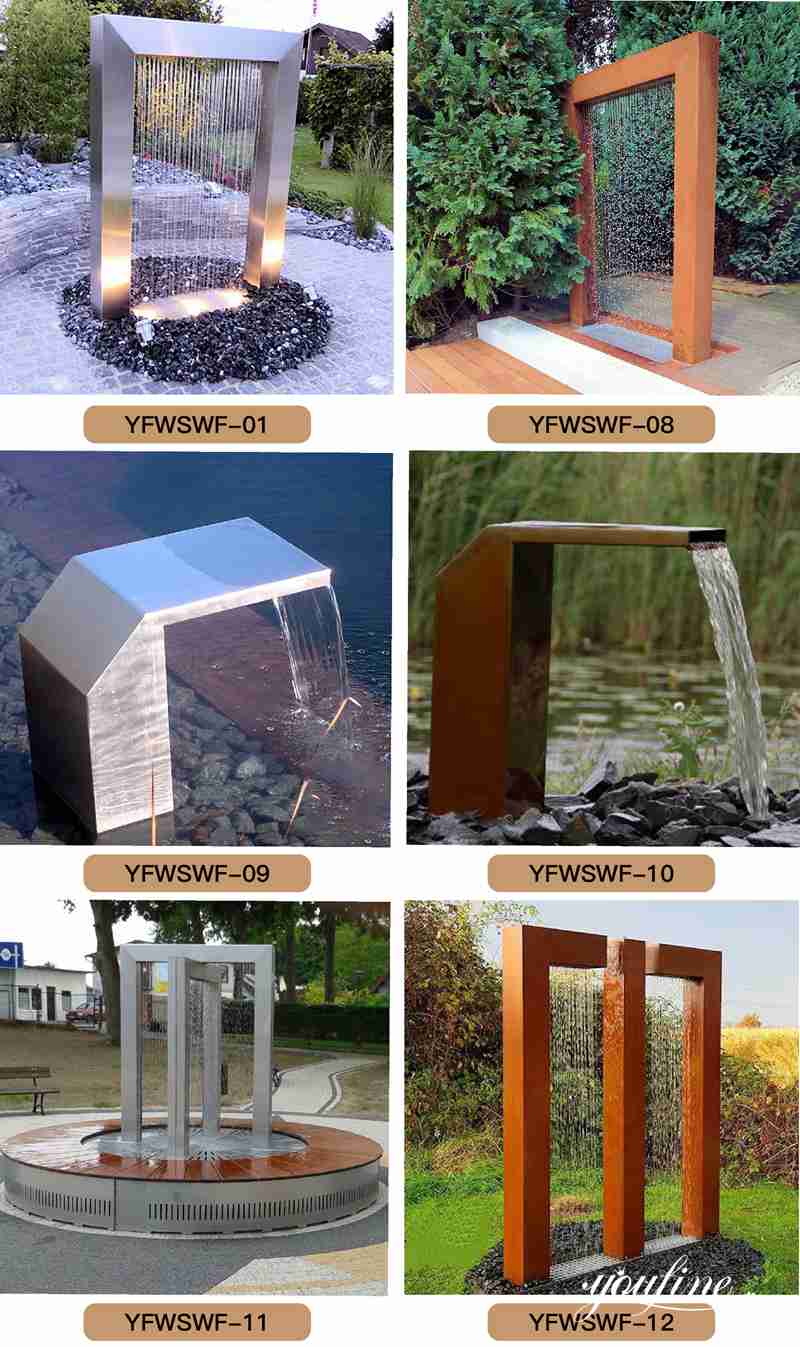 Corten Steel Fountain - YouFine Sculpture