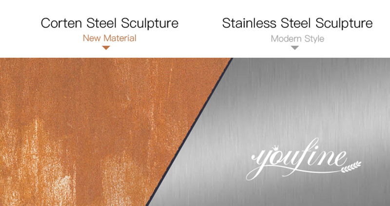 Corten steel materail-YouFine Sculpture