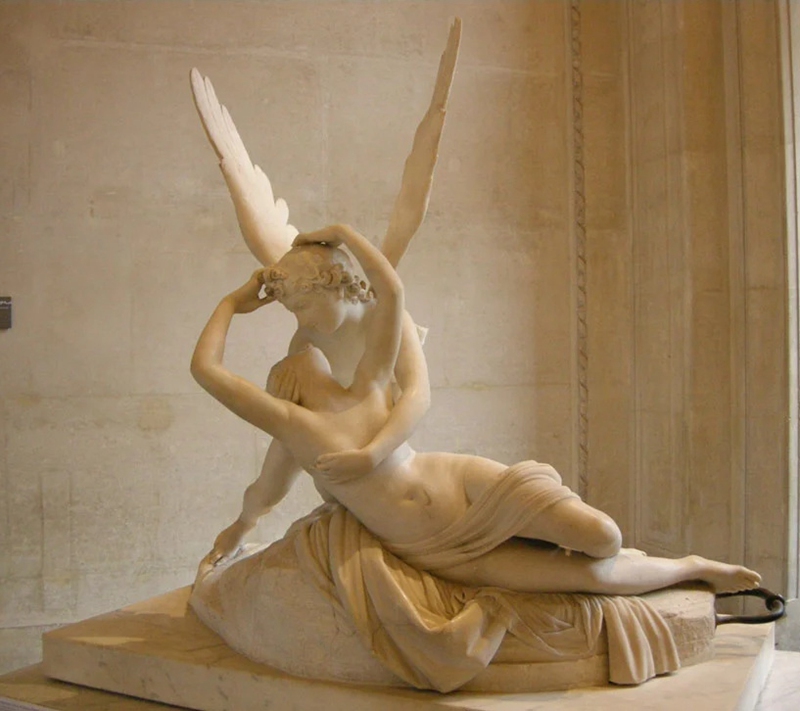 Cupid and Psyche Statue