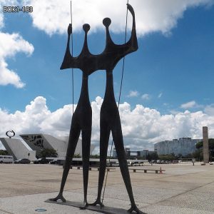 Custom Bronze Abstract Sculpture Brasilia Os Candangos BODK1-483