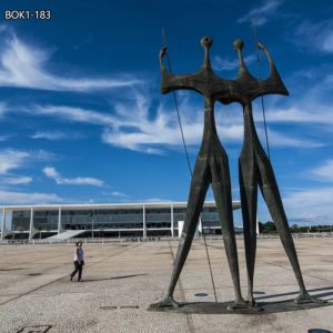  » Custom Bronze Abstract Sculpture Brasilia Os Candangos BODK1-483