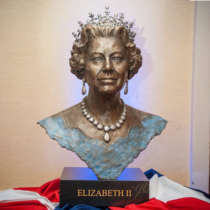 queen elizabeth ii bust