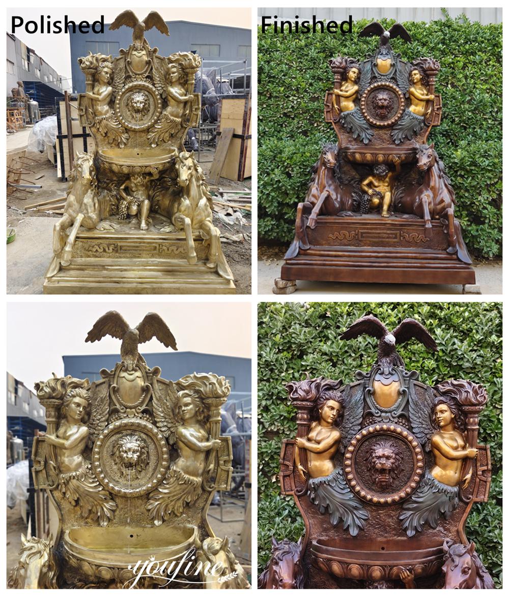 Custom Bronze Child and Horse Fountain Casting Process
