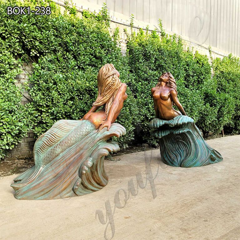 Bronze Mermaid Statue - YouFine Art Sculpture