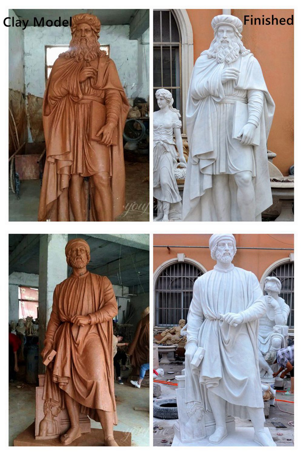 Custom Male Marble Sculptures