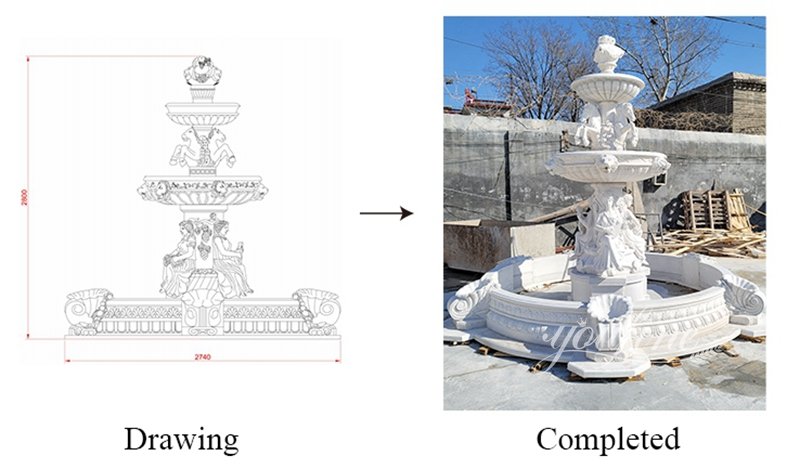 Custom Marble Fountain Design (1)