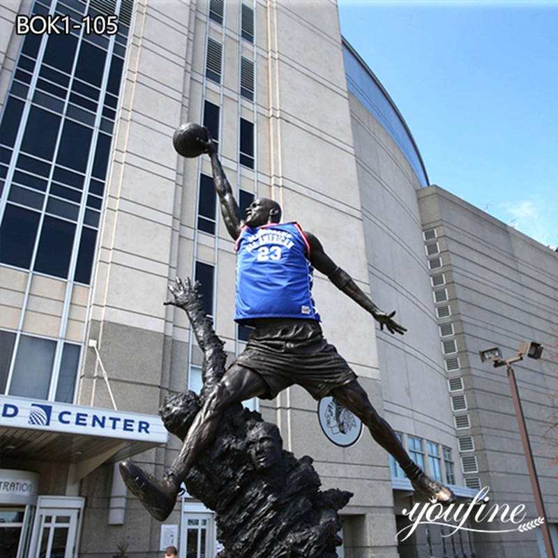  » Custom Michael Jordan Bronze Statue Manufacturer BOK1-105 Featured Image