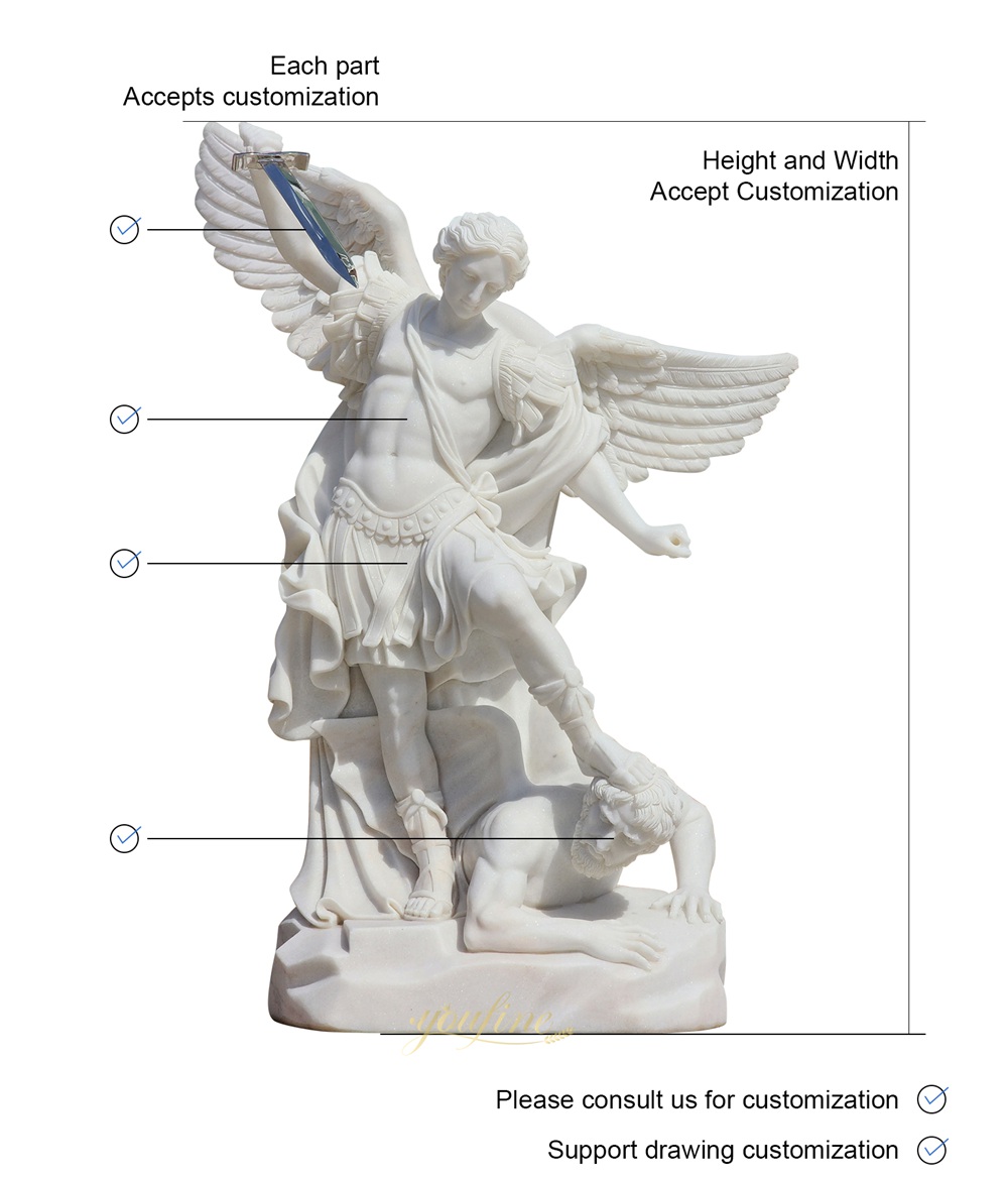 Custom Service of St Michael Sculpture