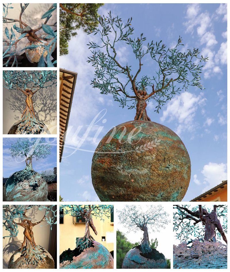 Details of Bronze Andrea Roggi Tree of Life