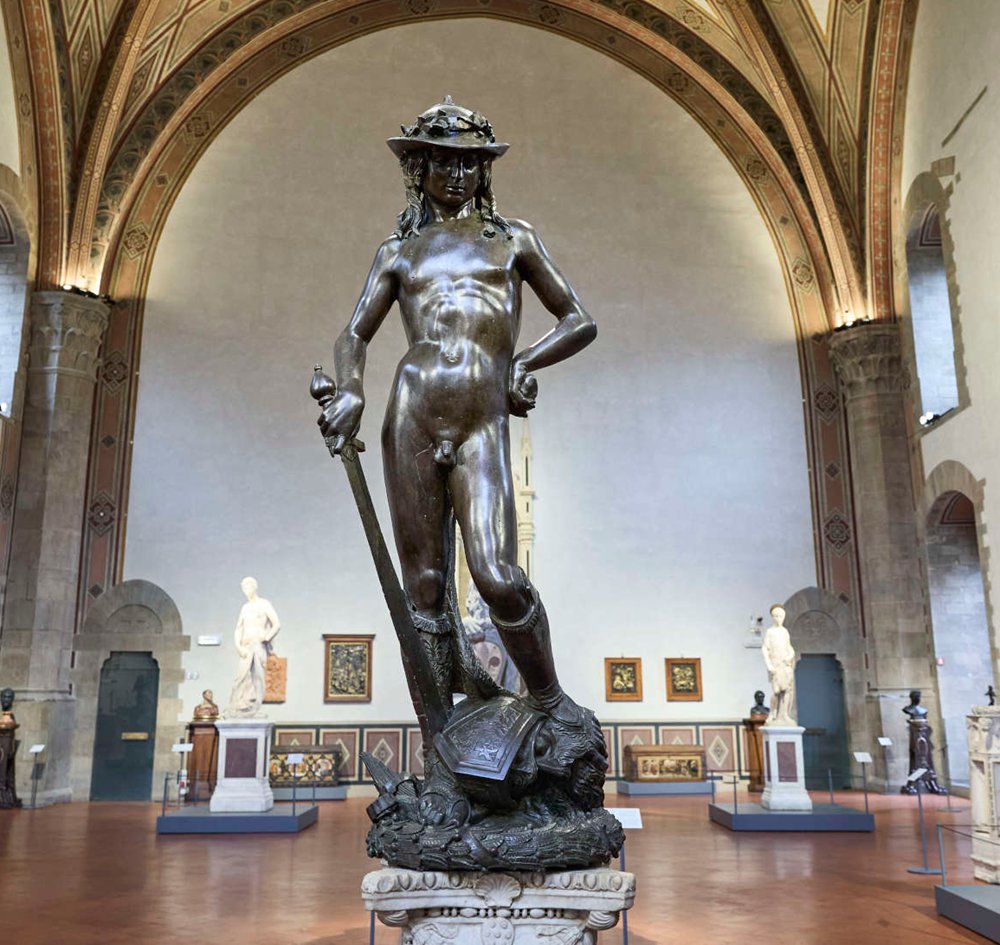 Donatello’s Bronze David Statue